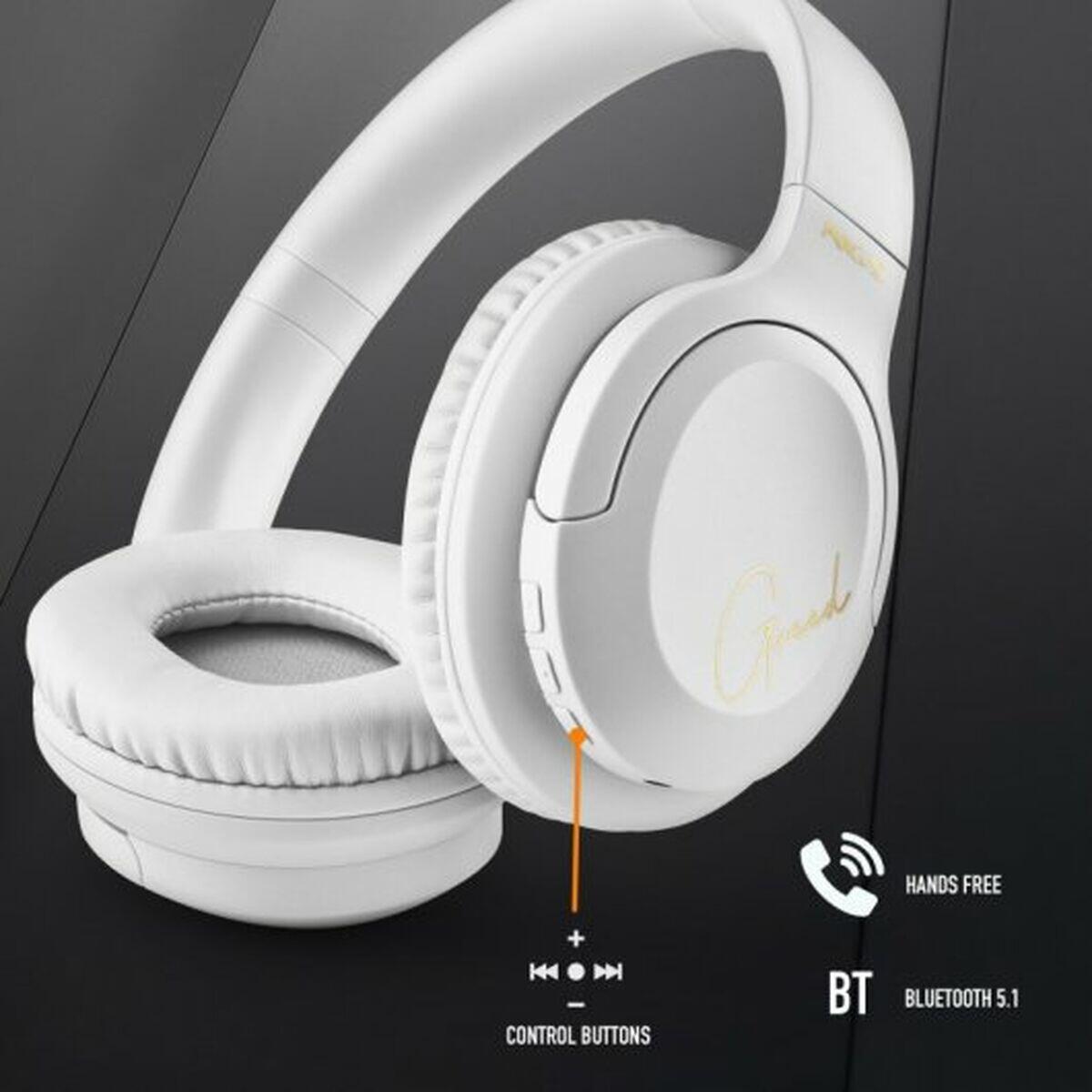 Auriculares Bluetooth com microfone NGS ARTICAGREEDWHITE 4/5