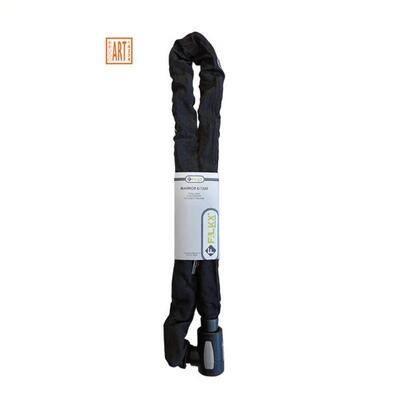 Falkx kettingslot warrior - art2 goedgekeurd - 120 cm - zwart