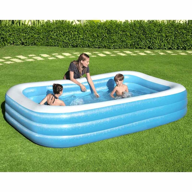BESTWAY Piscine familiale gonflable translucide 3,05 m x 1,83 m x 56 cm