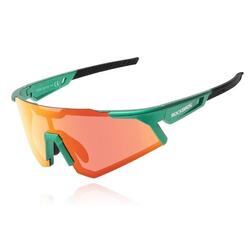 ROCKBROS Lunettes Polarisées de Cyclisme Homme Femme Coupe-Vent Lunettes de VTT