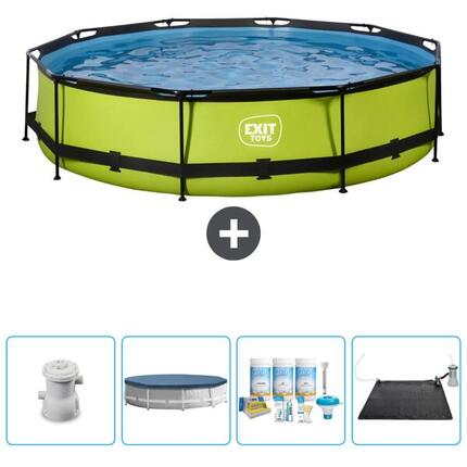 Piscine Ronde - 300x76 cm + Accessoires CB18