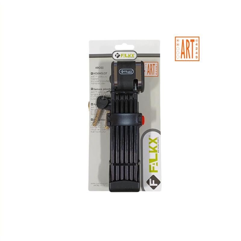 Cadenas pliant pour bicyclette avec support de cadre 95 cm