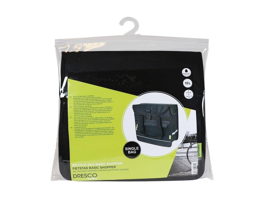 Dresco Enkele Fietstas Basic Shopper - 15L 3/6