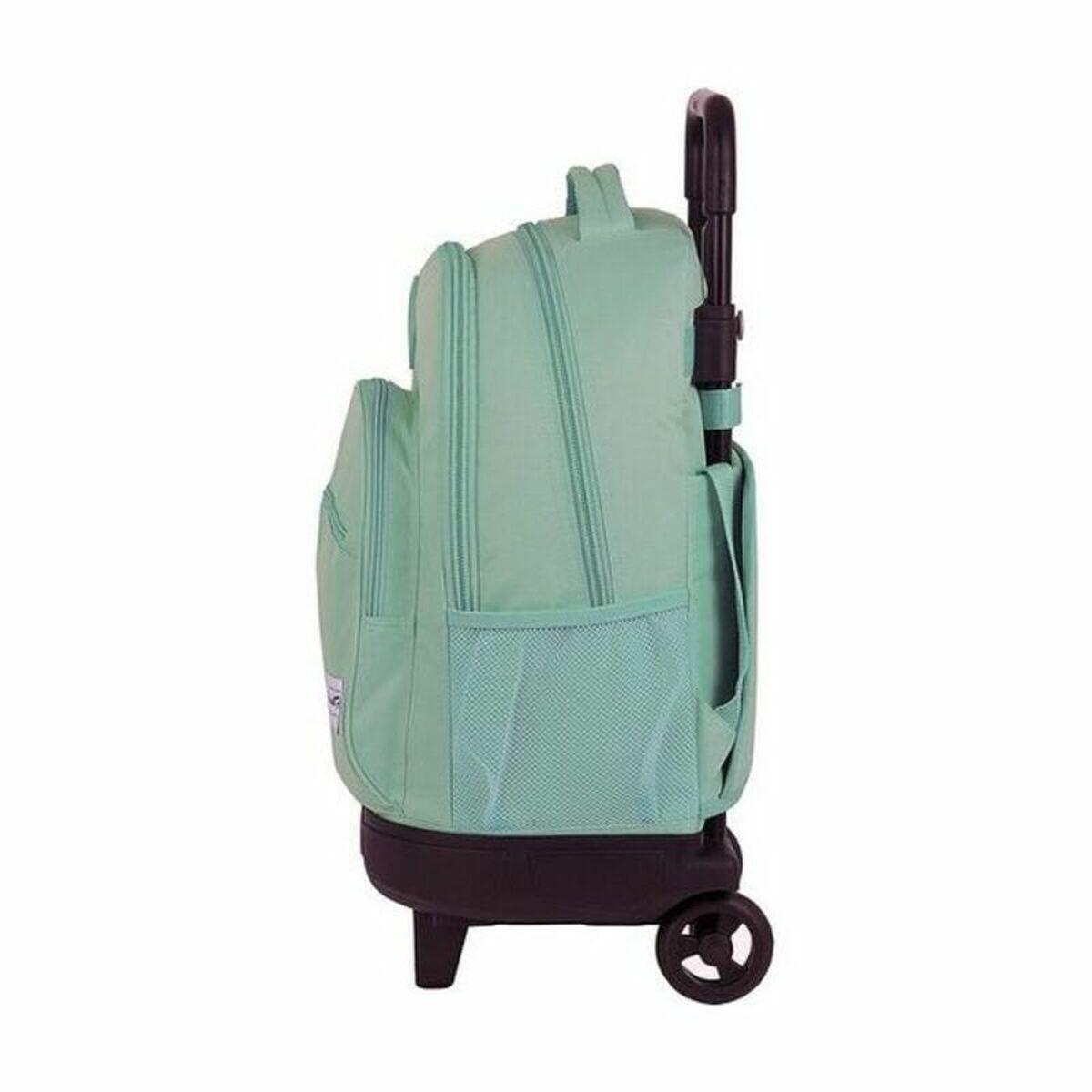 Schulrucksack mit Rädern BlackFit8 M918 türkis 3/4