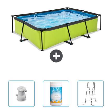 Piscine Rectangulaire - 300x200x65 cm + Accessoires CB84