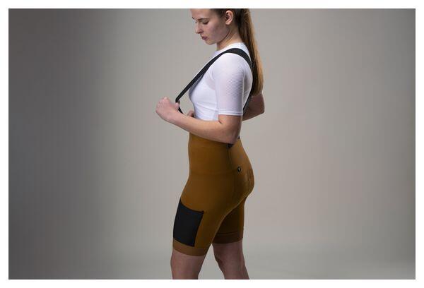 Cuissard Court Femme LeBram Glières Cargo Bistrot Moutarde 2/5