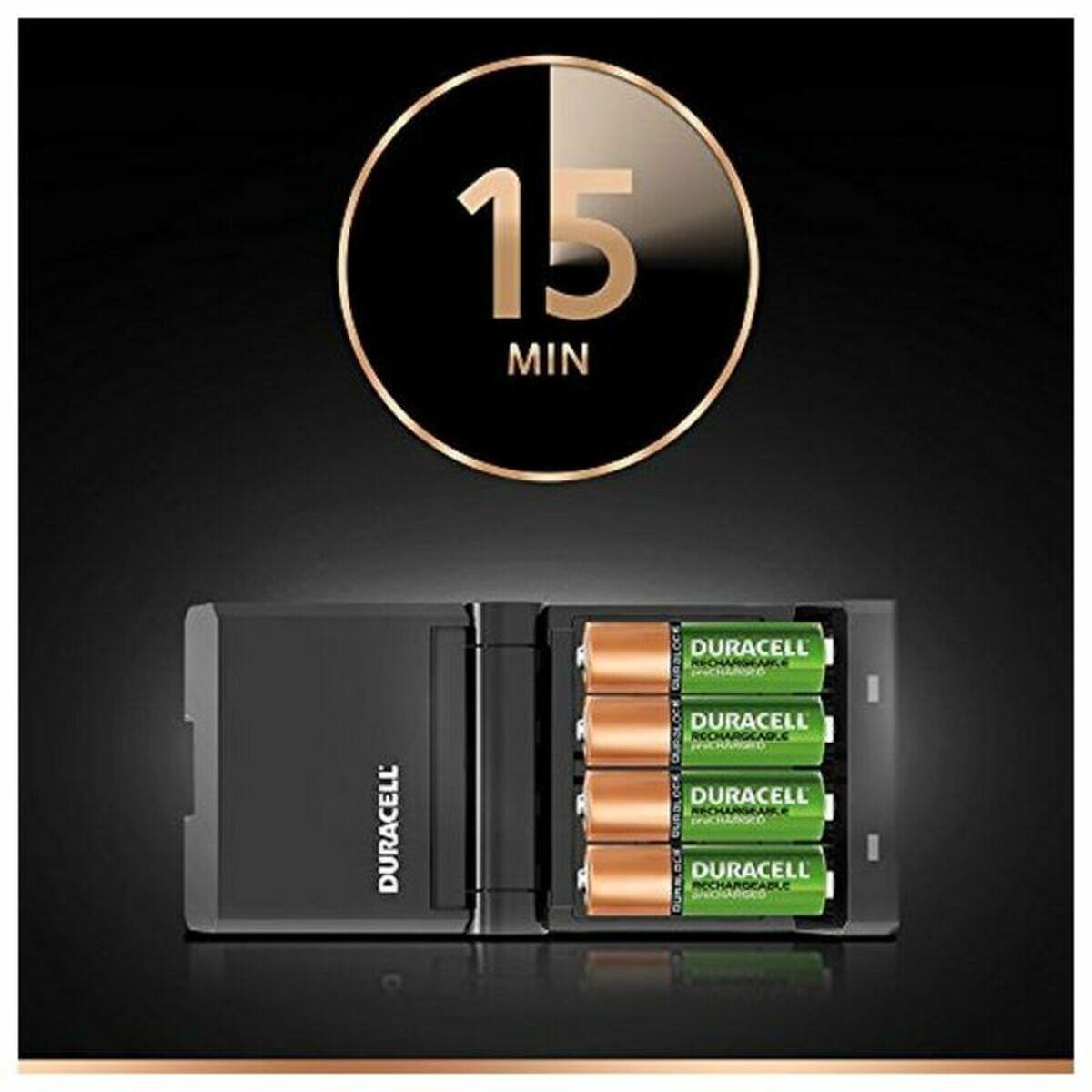 Chargeur + Piles Rechargeables DURACELL CEF27 3/5