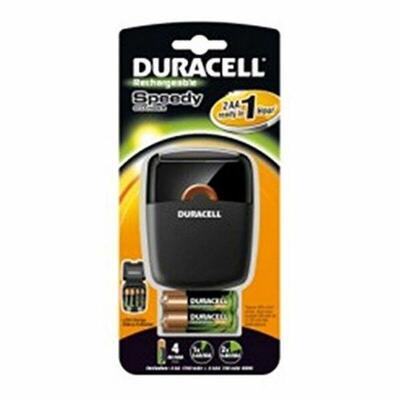 Oplader + oplaadbare batterijen duracell cef27