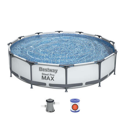Piscine Steel Pro Max 366x76 cm (ensemble)