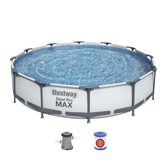 Piscine Steel Pro Max 366x76 cm (ensemble)