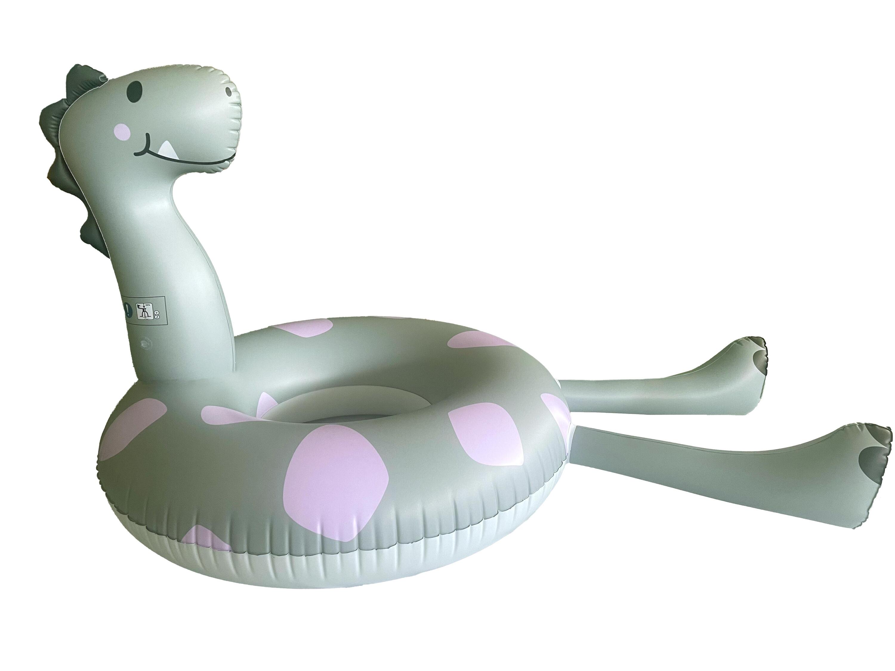 Bouée Animale - Vert - Dino - Ø 95 cm 2/3