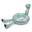 Swim Essentials Swim Ring Animal - Green - Dino - Ø 95 Cm