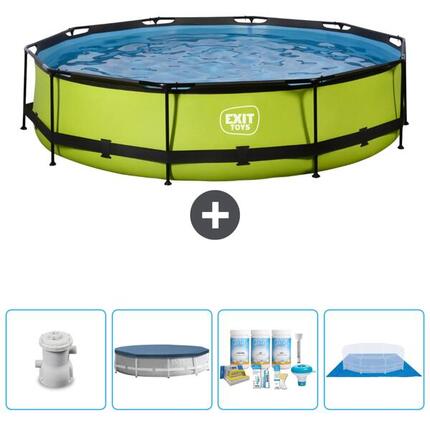 Piscine Ronde - 300x76 cm + Accessoires CB15