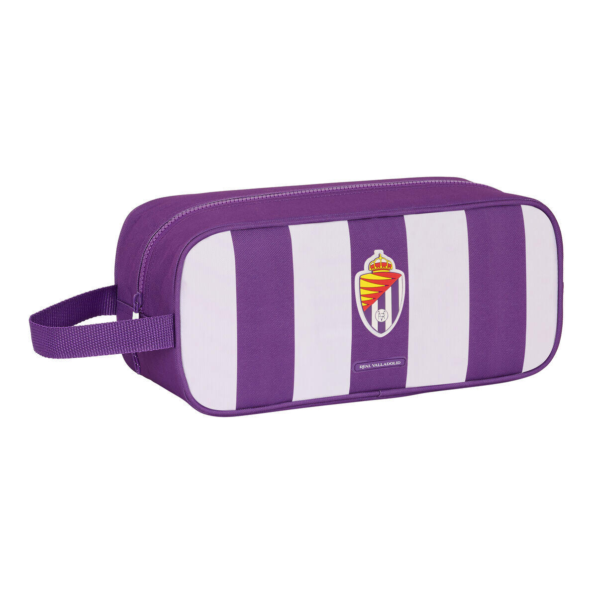 SENZA MARCA Zapatillero de Viaje Real Valladolid C.F. Morado