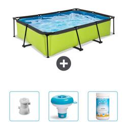 Piscine Rectangulaire - 300x200x65 cm + Accessoires CB77