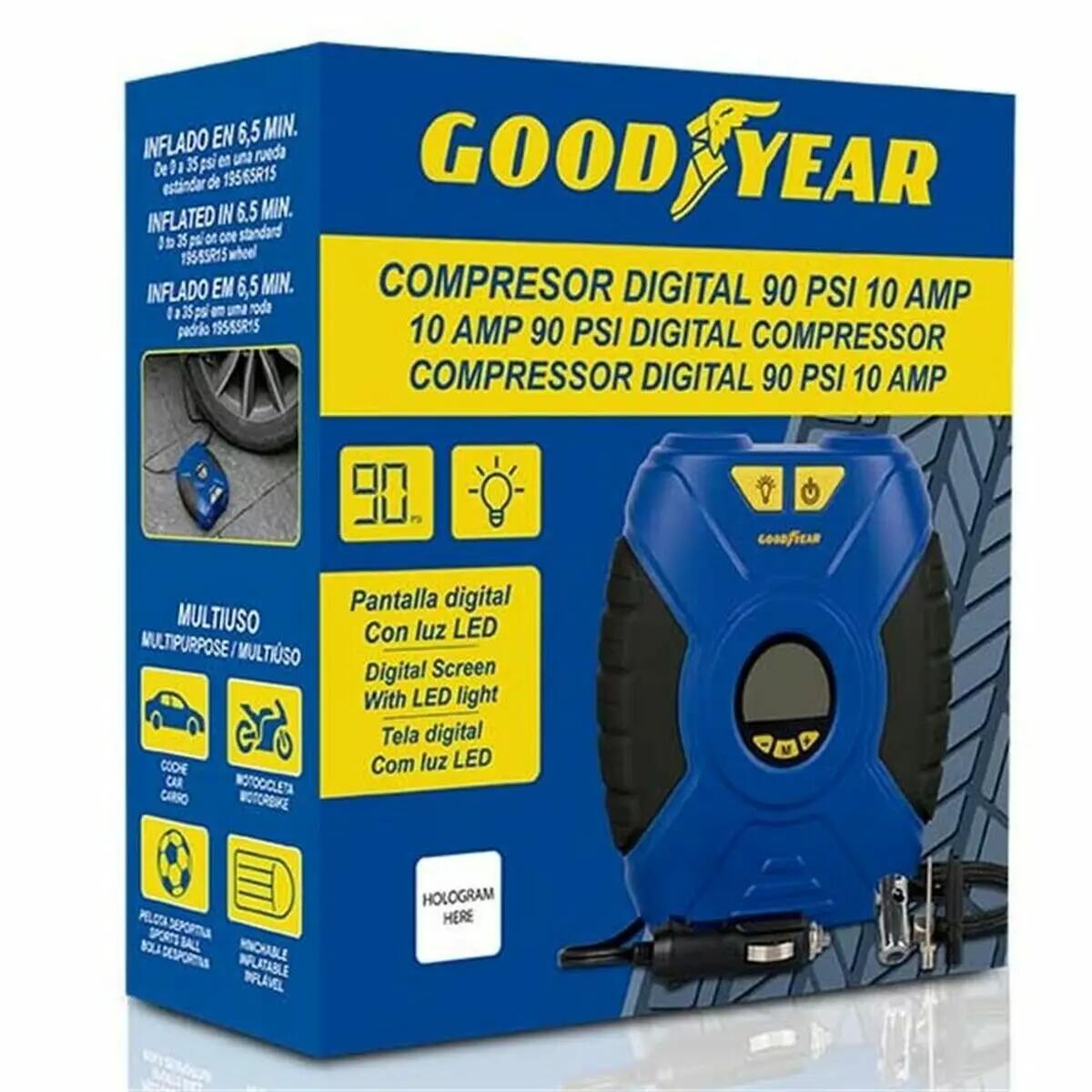 Compresseur d'air portatif avec LED Goodyear GOD0020 2/5