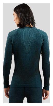 Maglia tecnica Odlo Blackcomb manica lunga blu notte senza cuciture 2/6