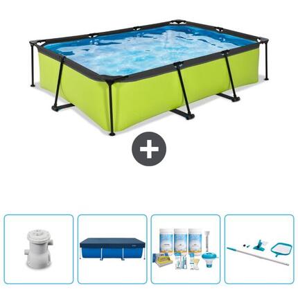 Piscine Rectangulaire - 300x200x65 cm + Accessoires CB7