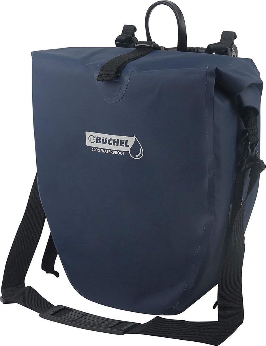 Büchel Luxe Pakaftas / Enkele fietstas - Donkerblauw - 25.4L 2/6