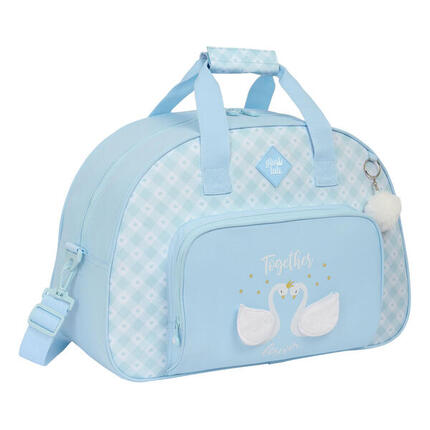 Sac de sport Glow Lab Cisnes Bleu clair