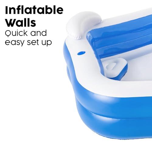 Bestway Family Paddling Pool, Inflatable Swimming Pool 5/7