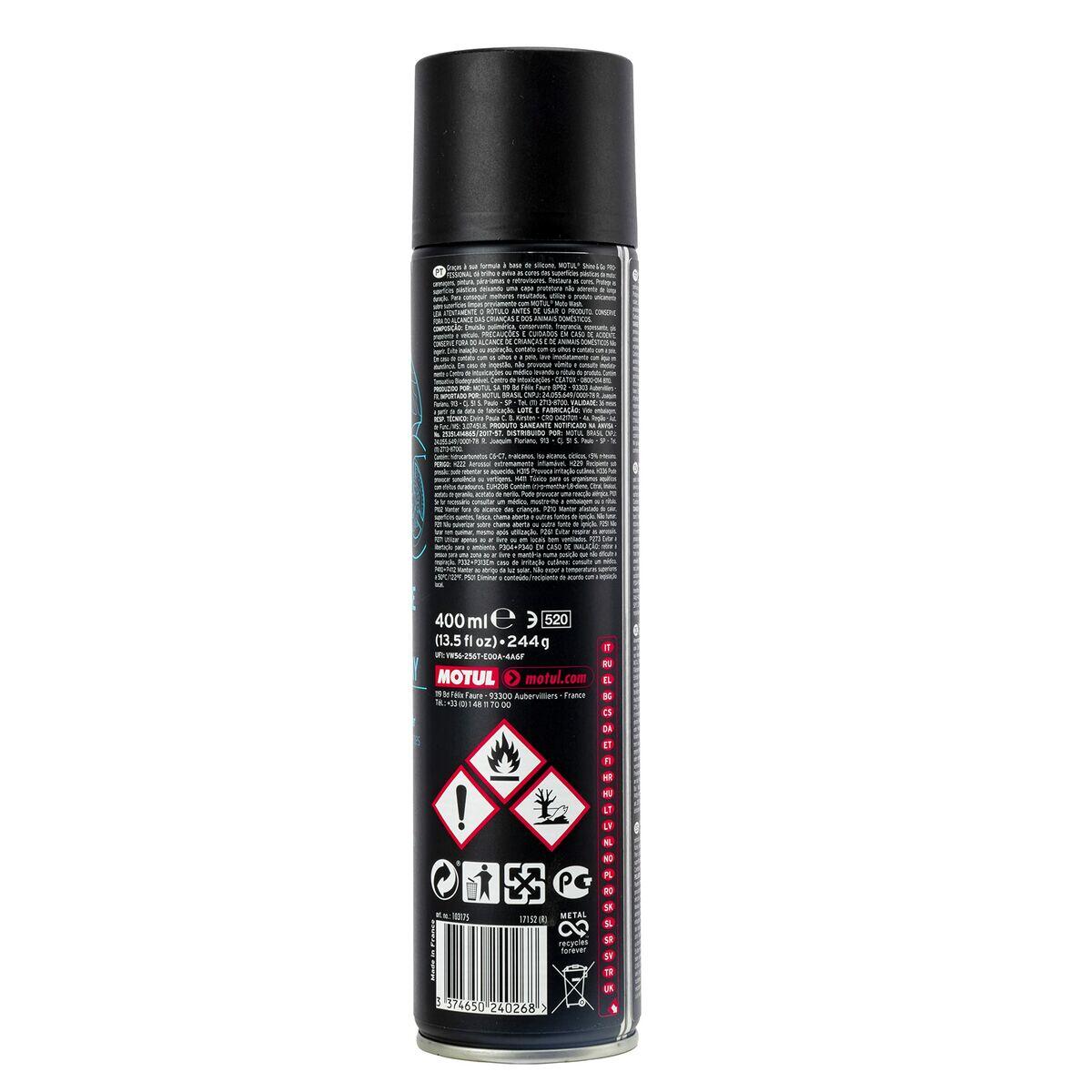 Detergente de silicone com brilho para motociclos Motul MTL103175 4/4