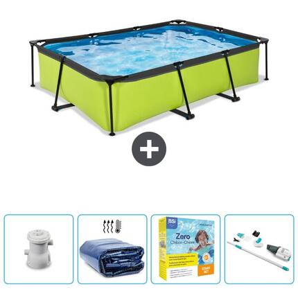 Piscine Rectangulaire - 300x200x65 cm + Accessoires CB12