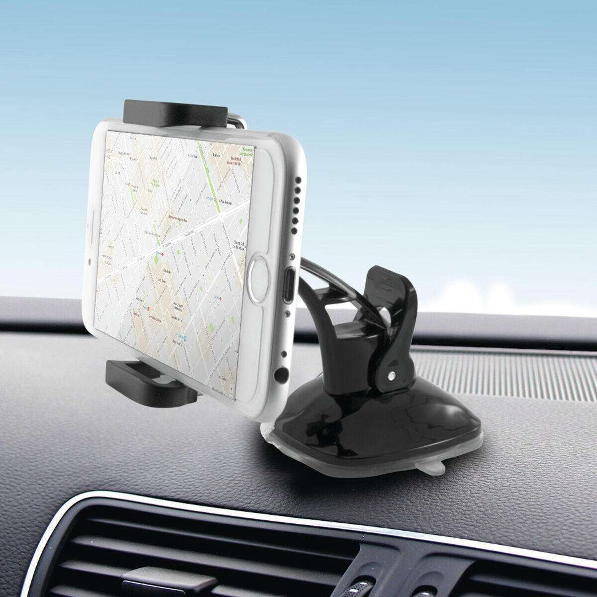 Soporte de Móviles para Coche con Ventosa KSIX B9000SV08 4/5