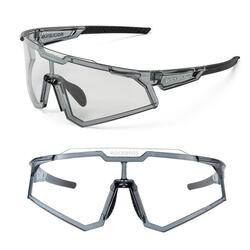 ROCKBROS Lunettes Photochromique de Cyclisme Coupe-Vent Lunettes de VTT