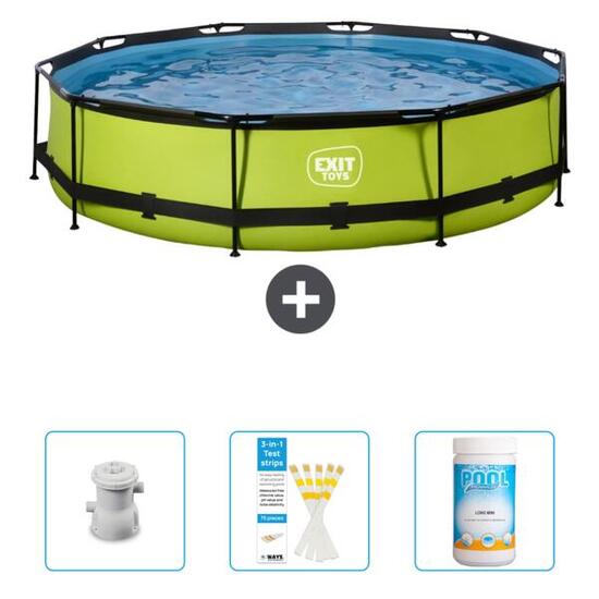 Piscine Ronde - 360x76 cm + Accessoires CB85