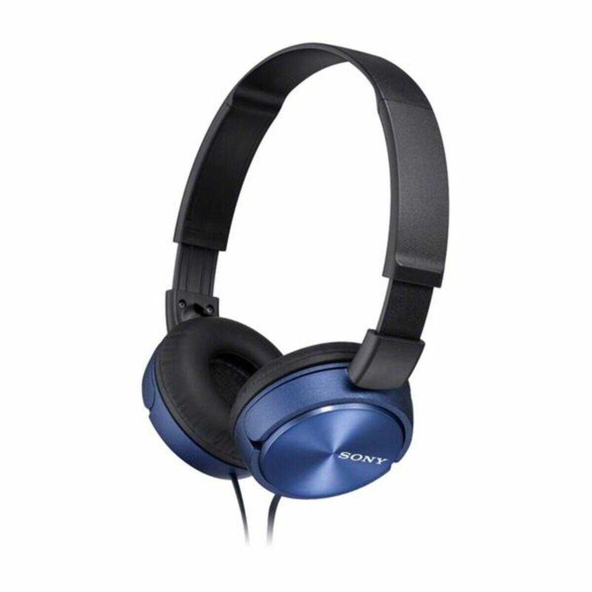 Fones de ouvido de tiaras sony mdrzx310apl.ce7 azul escuro