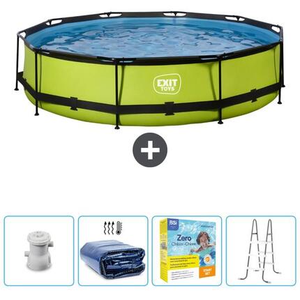 Piscine Ronde - 300x76 cm + Accessoires CB27