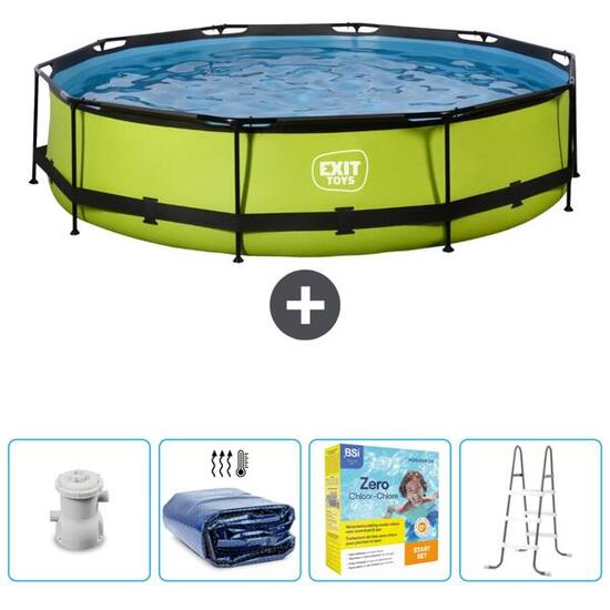 Piscine Ronde - 300x76 cm + Accessoires CB27