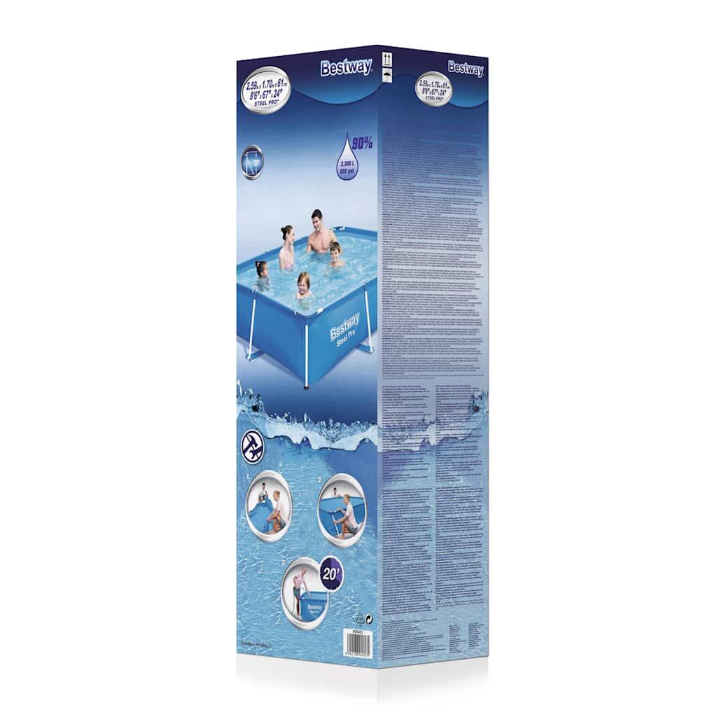 Piscina Desmontable Tubular Infantil Bestway Steel Pro 259x170x61 cm 3/3