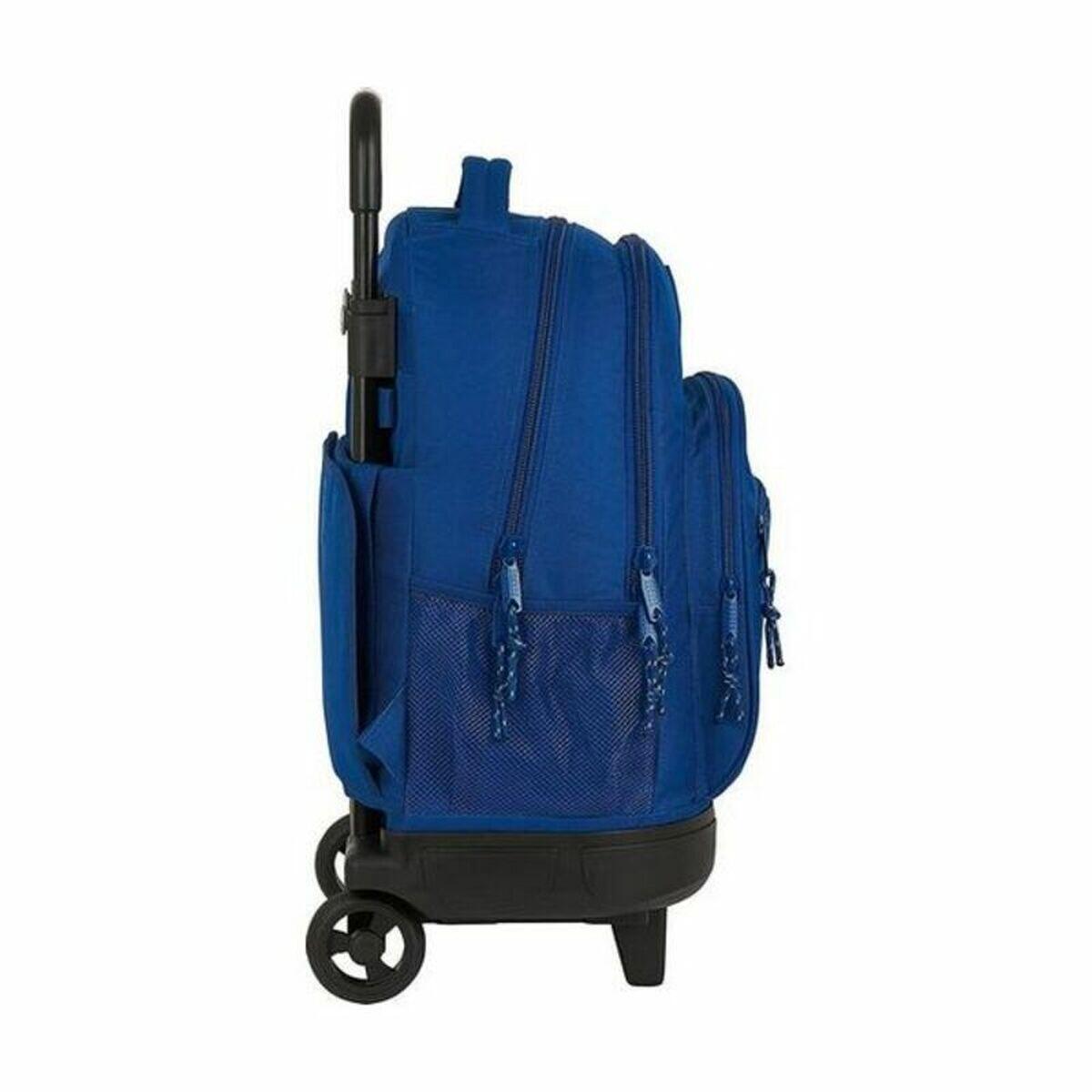 Mochila Escolar com Rodas BlackFit8 Oxford Azul escuro 3/4
