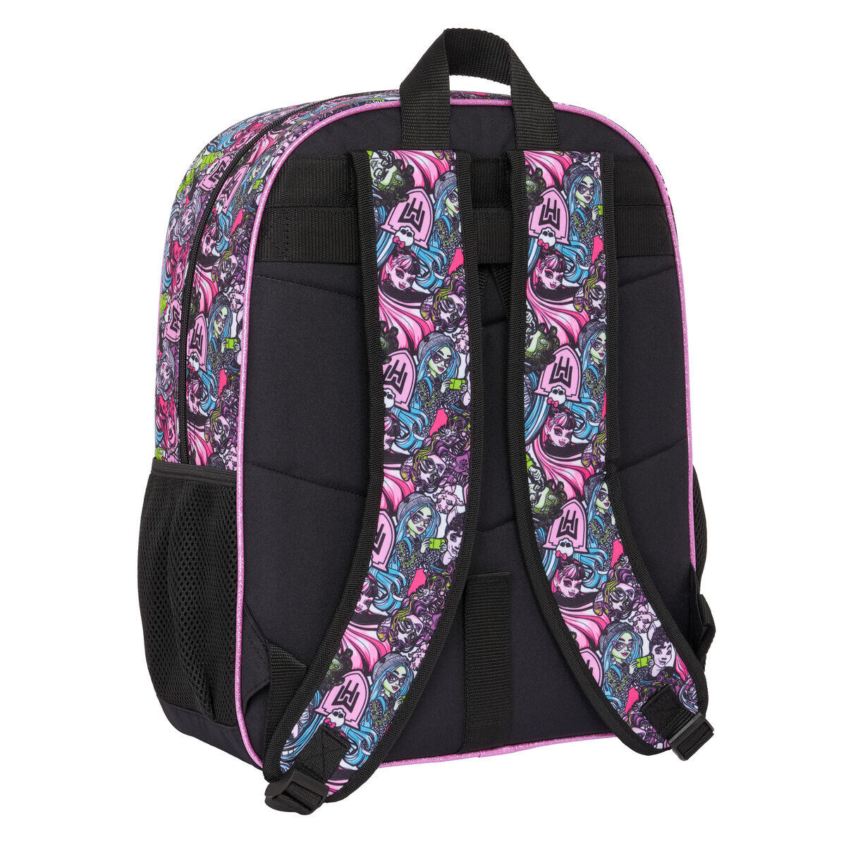 Mochila Escolar Monster High Drama Multicolor 3/3