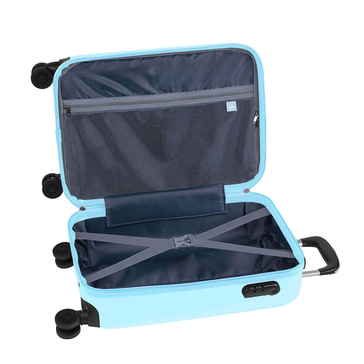 Maleta de Cabina Frozen Believe Azul cielo 3/4