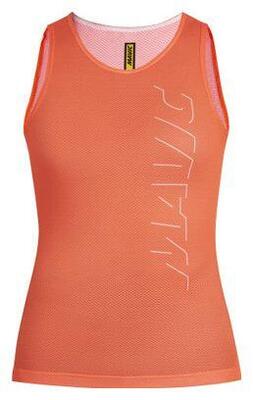 Women's mavic hot ride sleeveless baselayer + coral