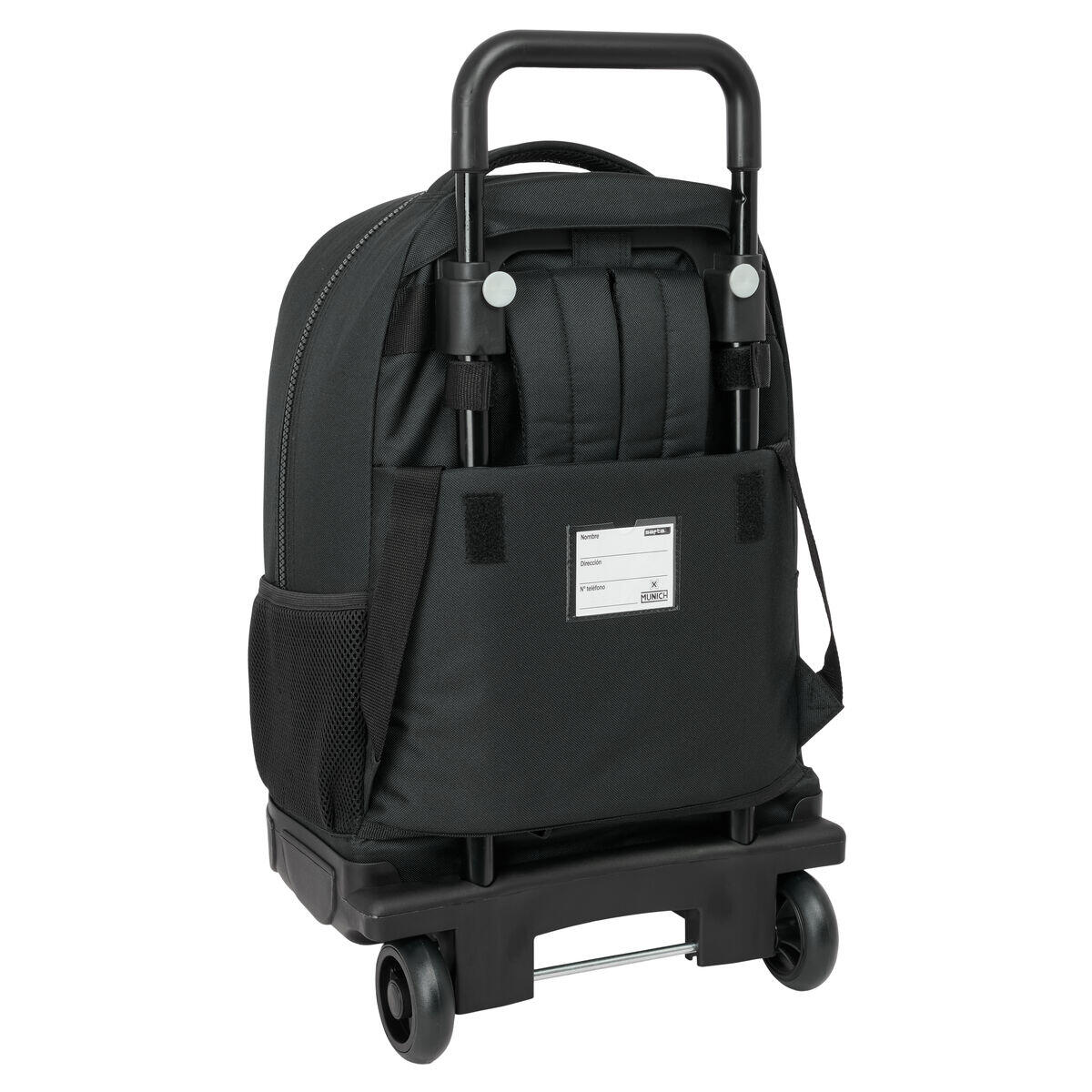 Schulrucksack mit Rädern Munich Topo Schwarz 3/3