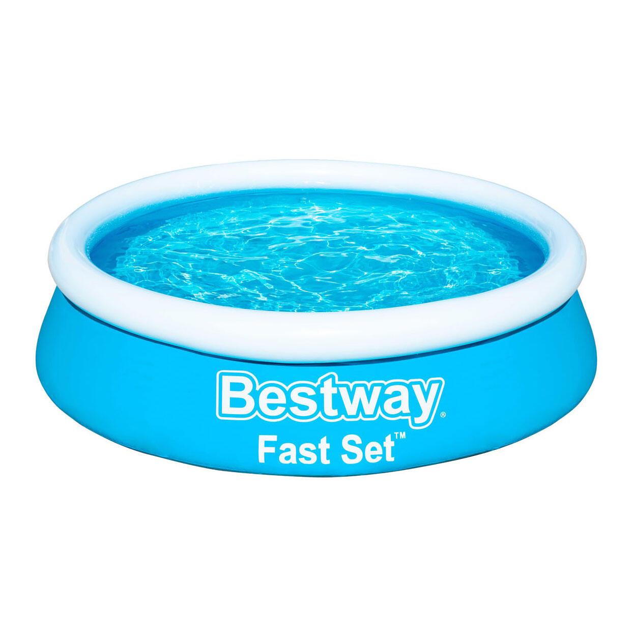 Bestway Piscine gonflable ronde Bestway Fast Set 183 x 51 cm bleu 2/7