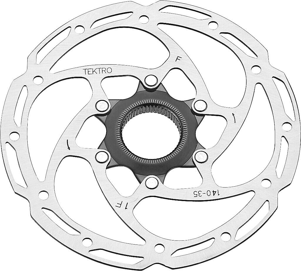ZESTE KT TERO TR140-35 Remschijf Rotor Ø140mm Centerlock Zilver