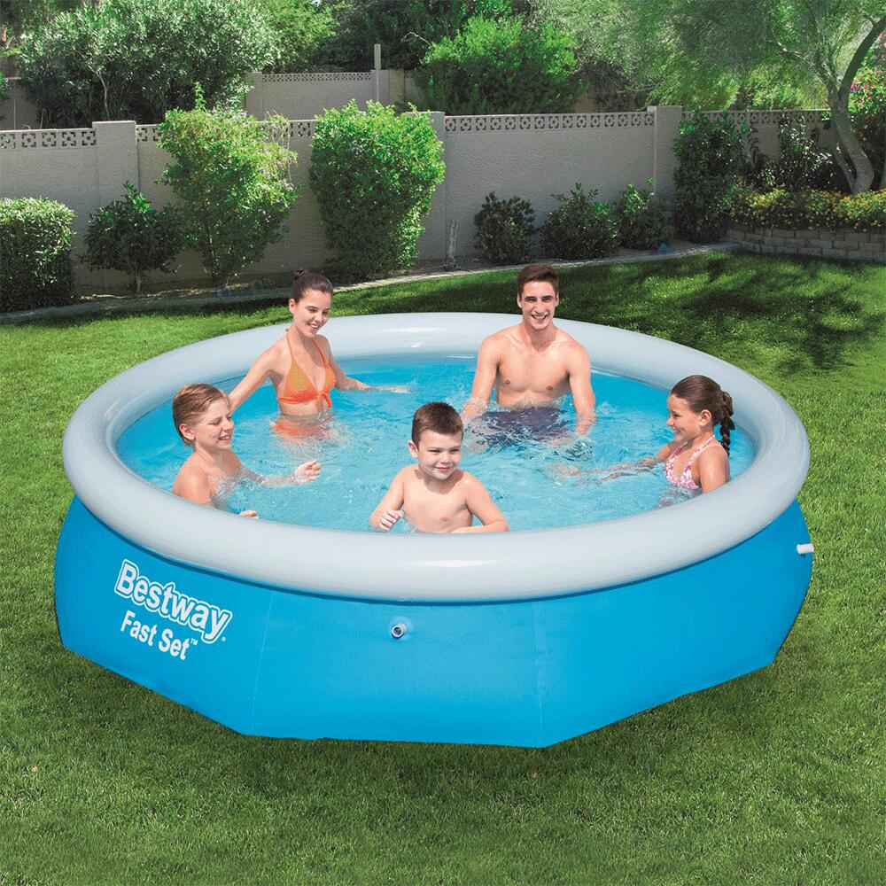 Ø 305 x 76 cm Bestway Zwembad Fast Set rond 3/6