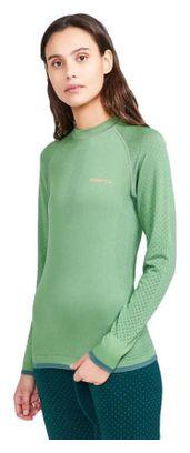 Sous-Maillot Manches Longues Craft ADV Warm Intensity Vert Femme