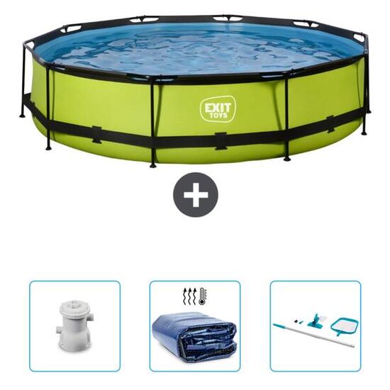 Piscine Ronde - 300x76 cm + Accessoires CB90