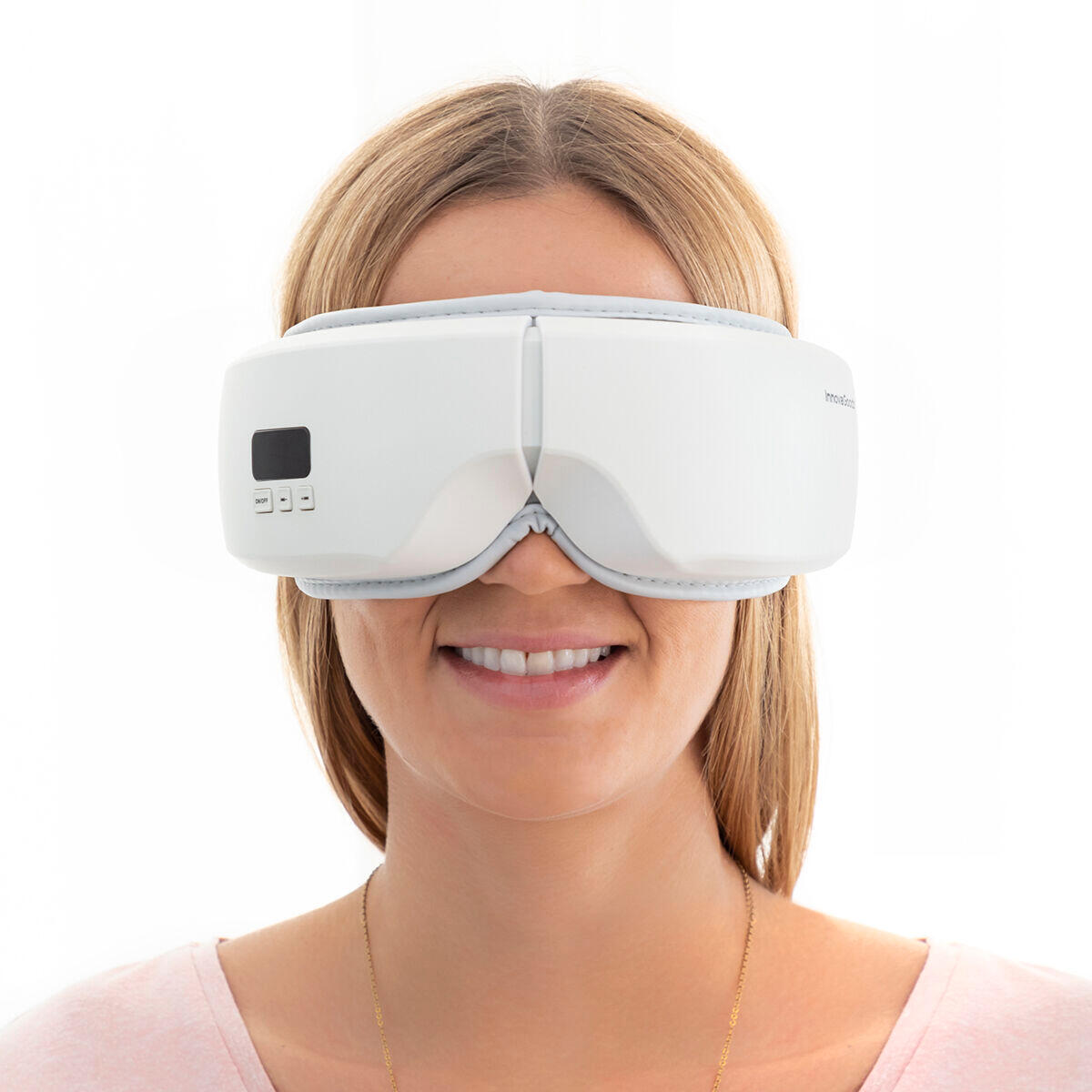 INNOVAGOODS Masajeador de Ojos con Compresión de Aire 4 en 1 InnovaGoods EYESKY Gris