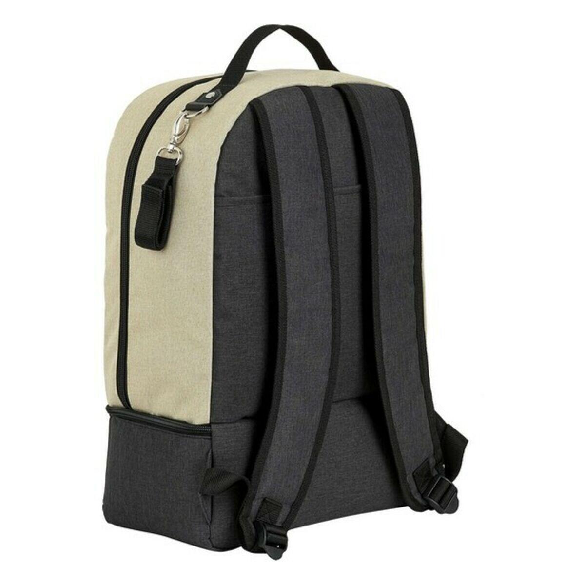 Saco de Desporto com Porta-sapatos Safta M883 Bege 2/5