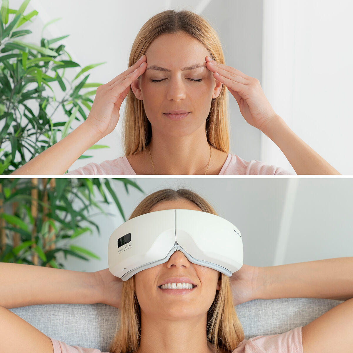Masajeador de Ojos con Compresión de Aire 4 en 1 InnovaGoods EYESKY Gris 4/7