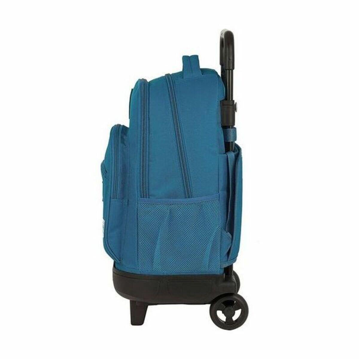 Cartable à roulettes BlackFit8 Egeo Bleu 3/4