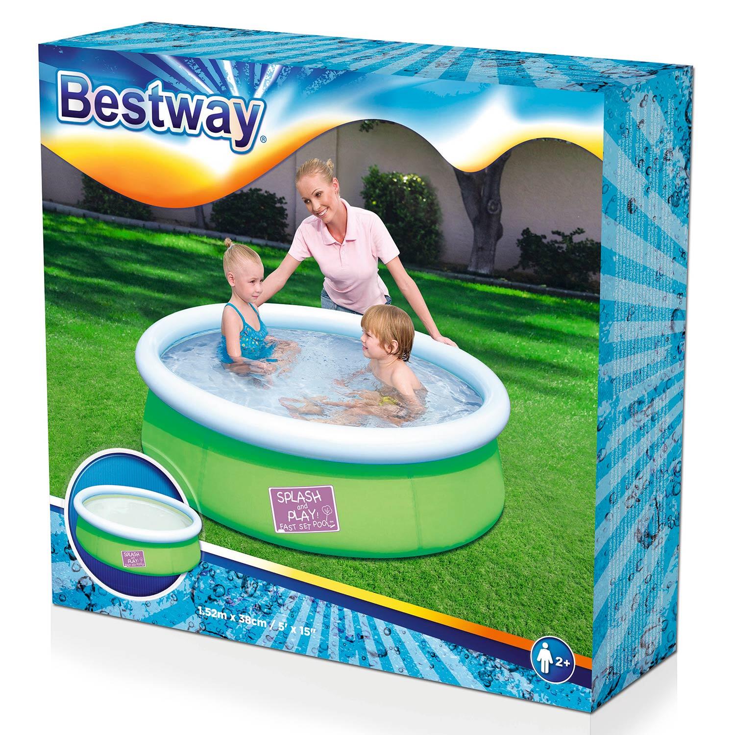 Inflatable Paddling Pool for Children Bestway 477 L 4/5
