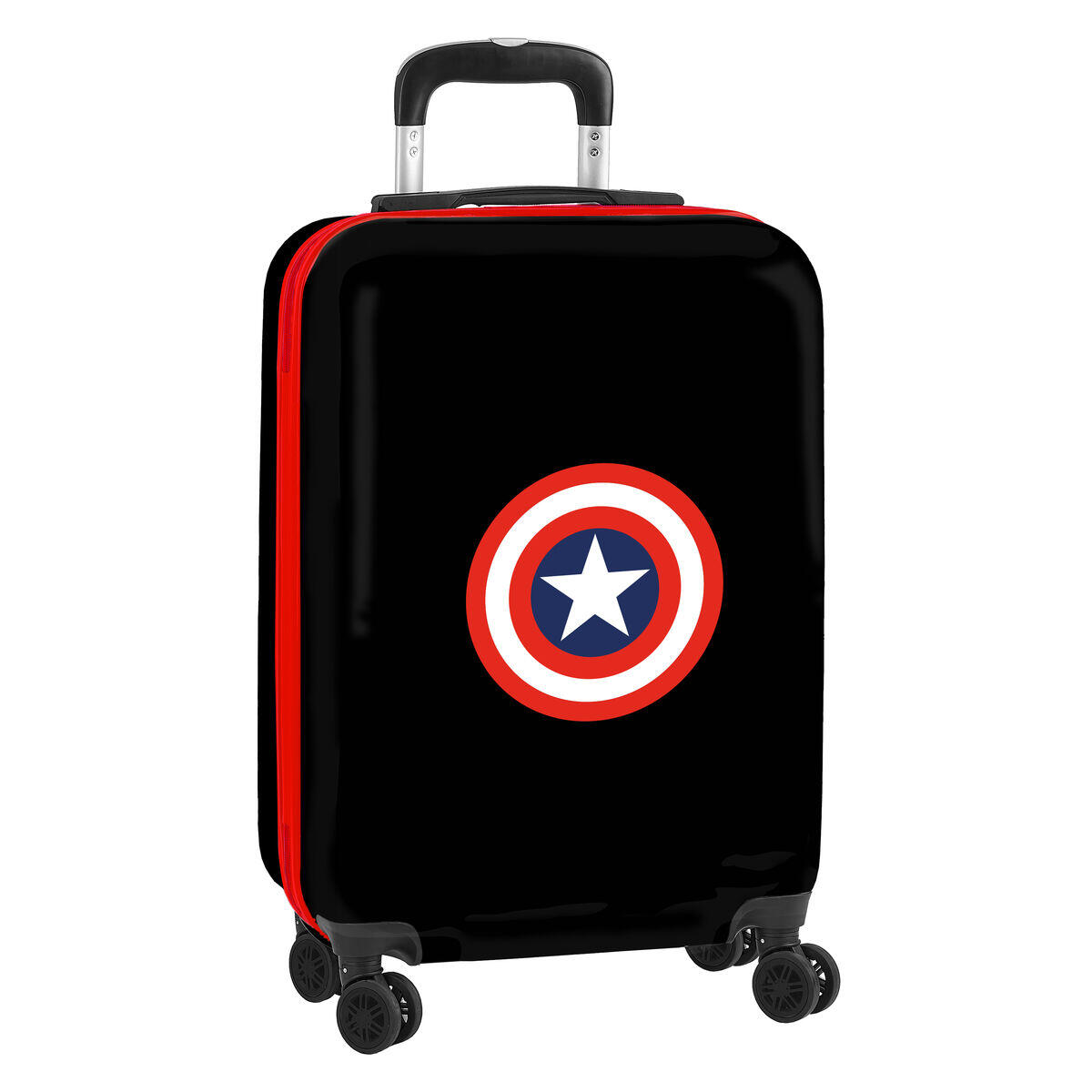 Marvel - Valise Cabine Capitán América Noir - Sac De Voyage - Noir - Taille Unique - Decathlon